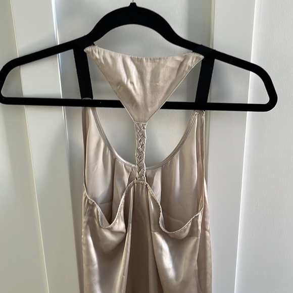 Cream coloured 100% silk camisole. - Picture 3 of 3